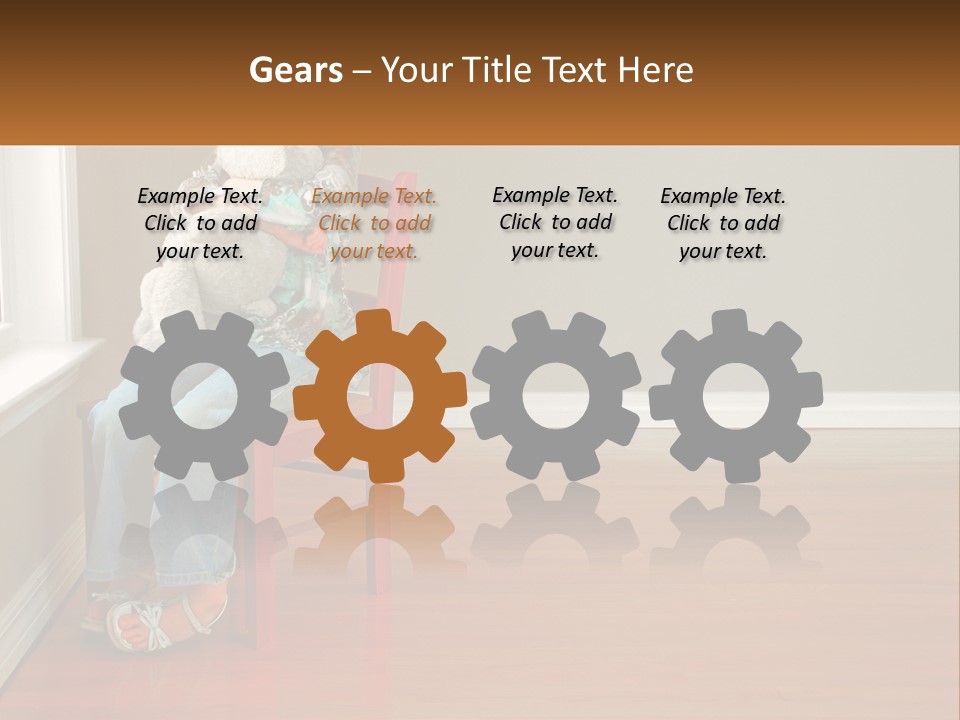 Hurt Red Sad PowerPoint Template