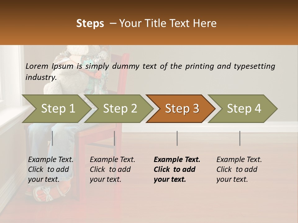 Hurt Red Sad PowerPoint Template