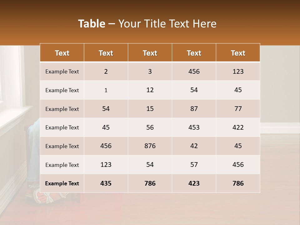Hurt Red Sad PowerPoint Template