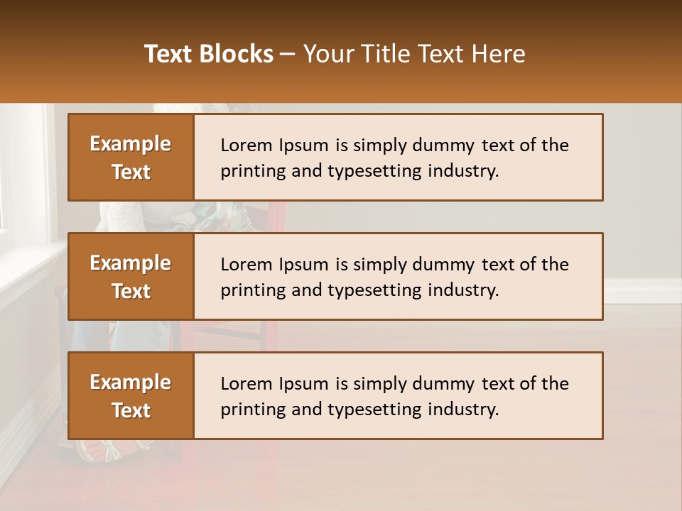 Hurt Red Sad PowerPoint Template