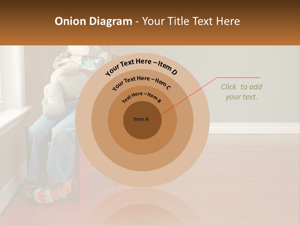 Hurt Red Sad PowerPoint Template