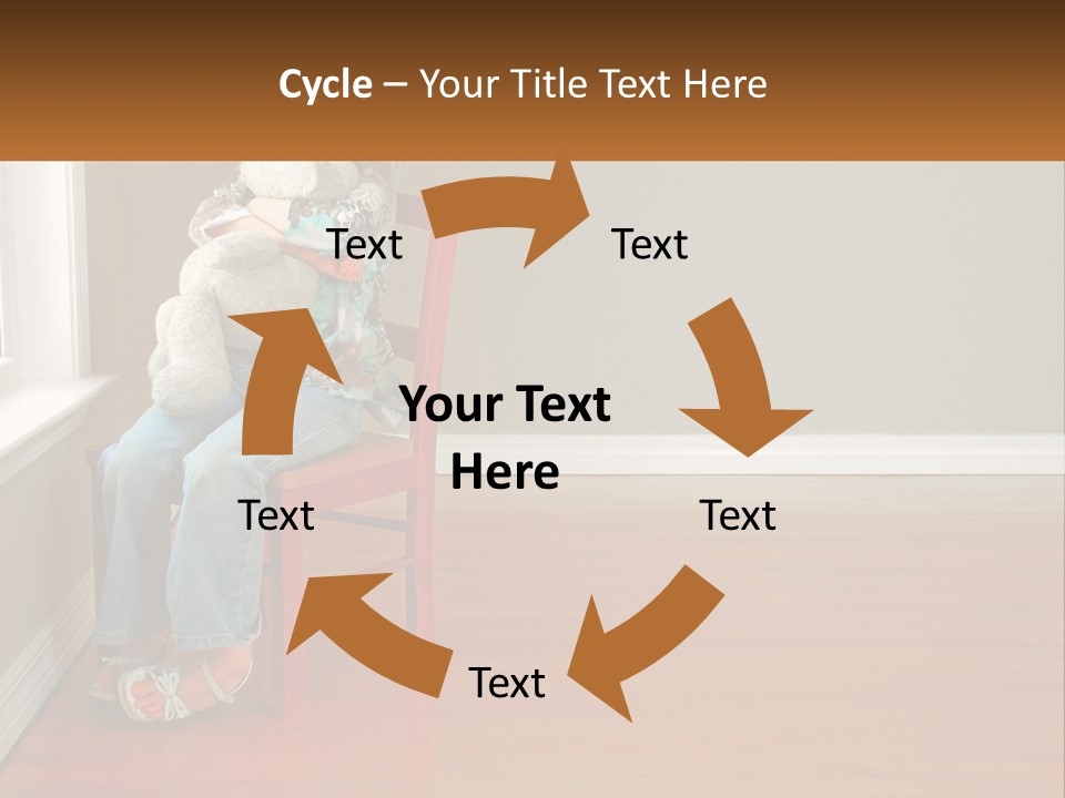 Hurt Red Sad PowerPoint Template