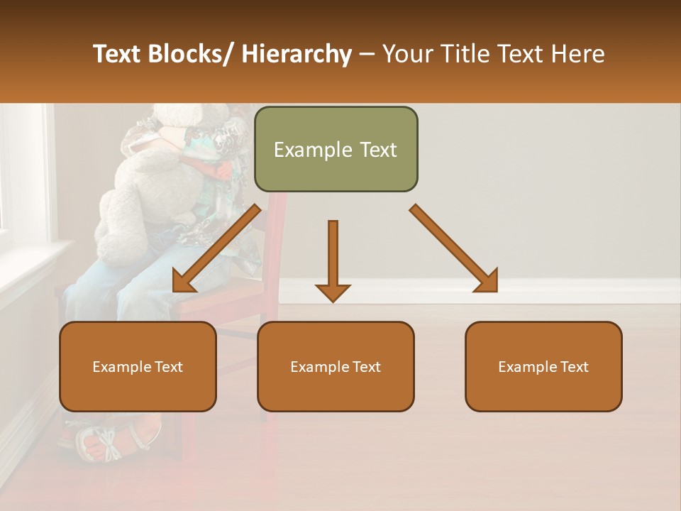 Hurt Red Sad PowerPoint Template