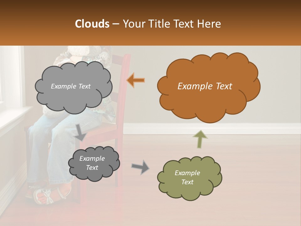 Hurt Red Sad PowerPoint Template