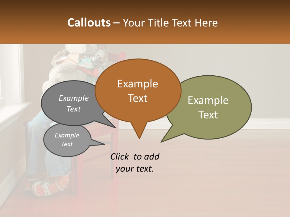 Hurt Red Sad PowerPoint Template