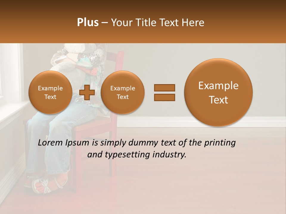 Hurt Red Sad PowerPoint Template