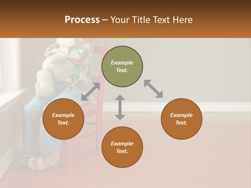 Hurt Red Sad PowerPoint Template