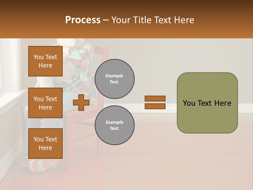 Hurt Red Sad PowerPoint Template