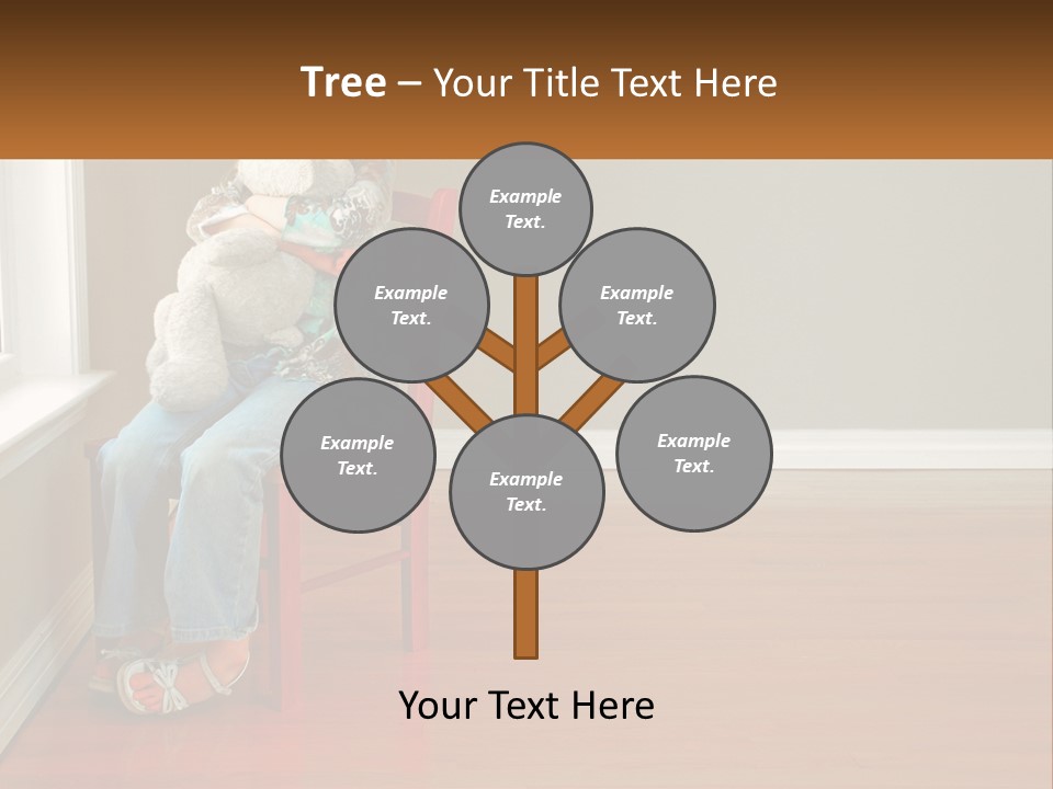 Hurt Red Sad PowerPoint Template