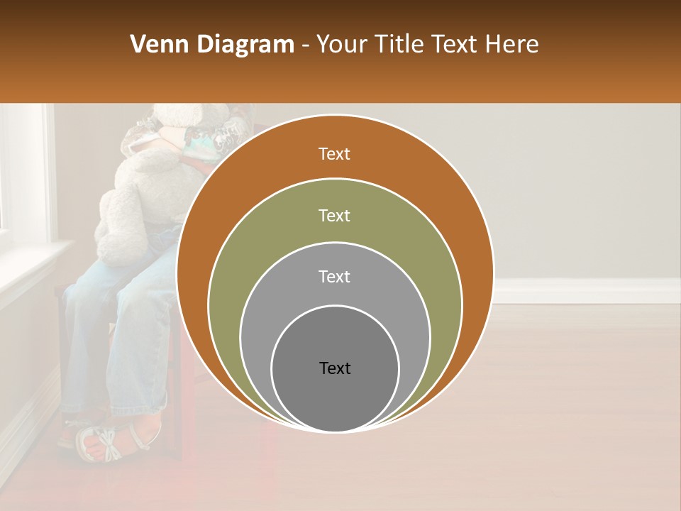Hurt Red Sad PowerPoint Template