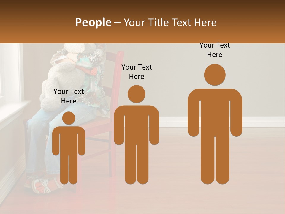 Hurt Red Sad PowerPoint Template