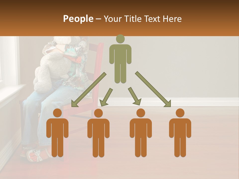 Hurt Red Sad PowerPoint Template