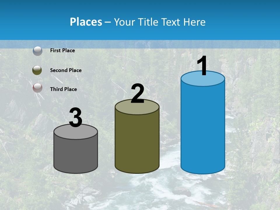 Wilderness Bank Vista PowerPoint Template