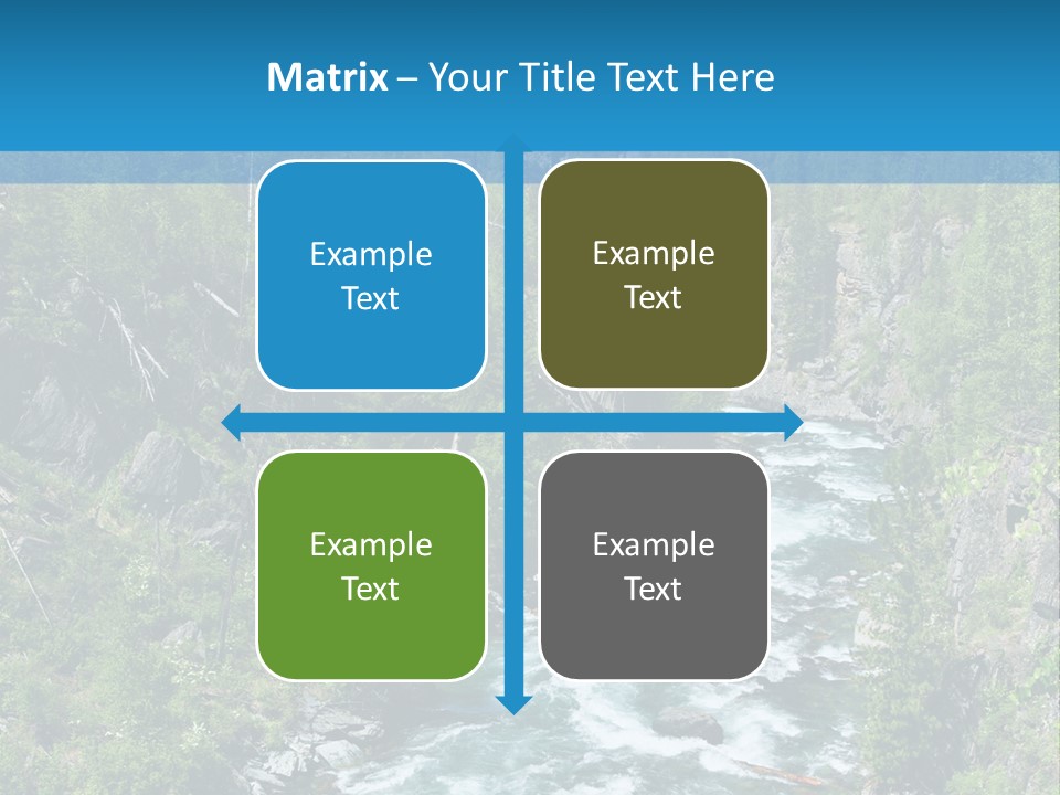 Wilderness Bank Vista PowerPoint Template