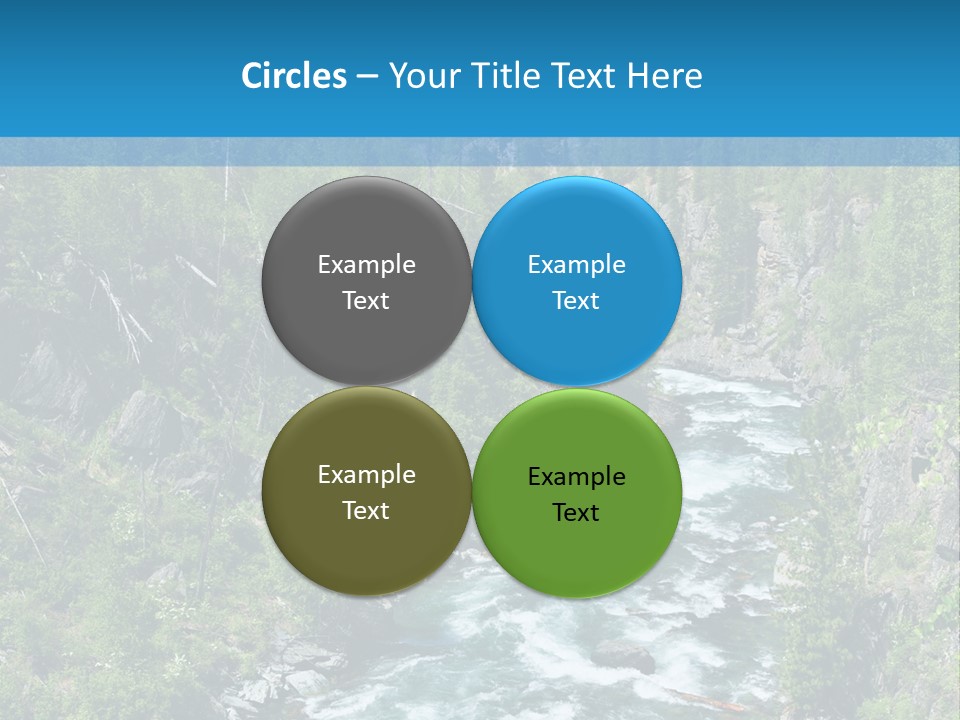 Wilderness Bank Vista PowerPoint Template