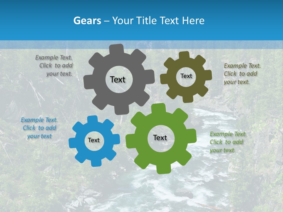 Wilderness Bank Vista PowerPoint Template