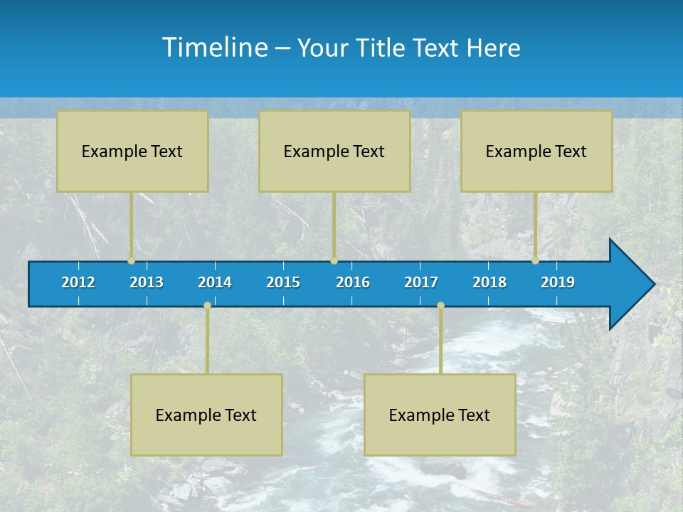 Wilderness Bank Vista PowerPoint Template