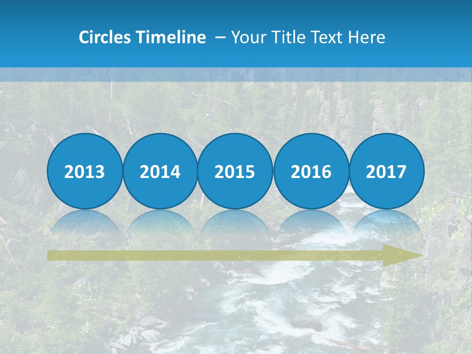 Wilderness Bank Vista PowerPoint Template