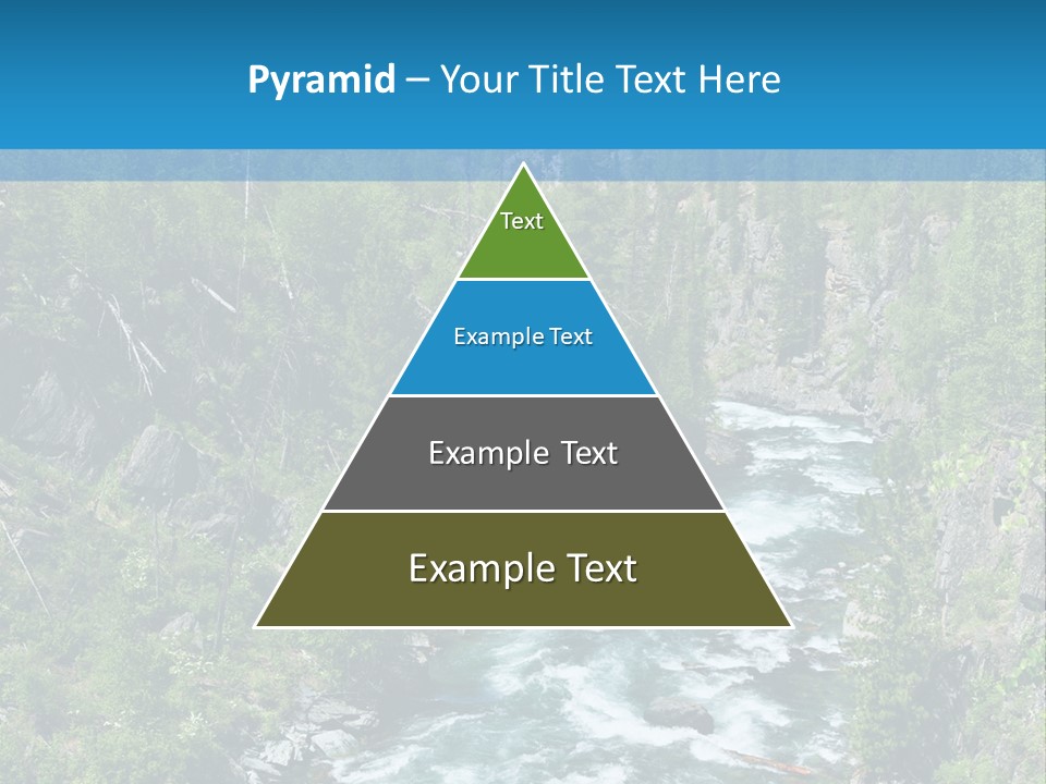 Wilderness Bank Vista PowerPoint Template