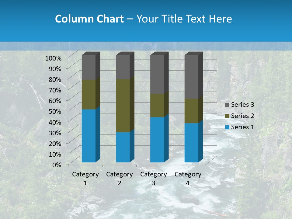 Wilderness Bank Vista PowerPoint Template