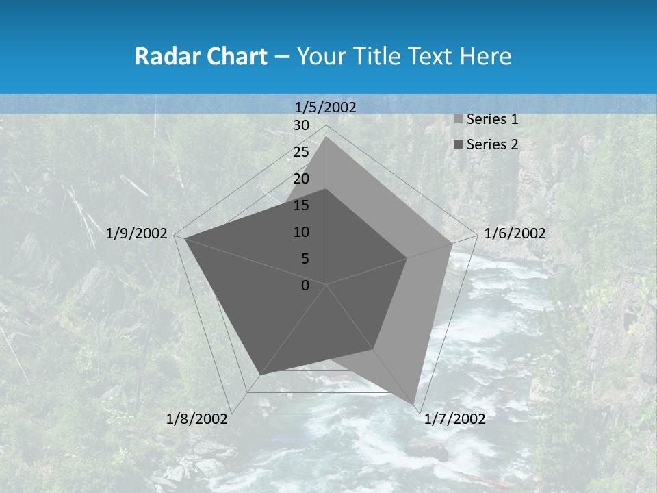 Wilderness Bank Vista PowerPoint Template