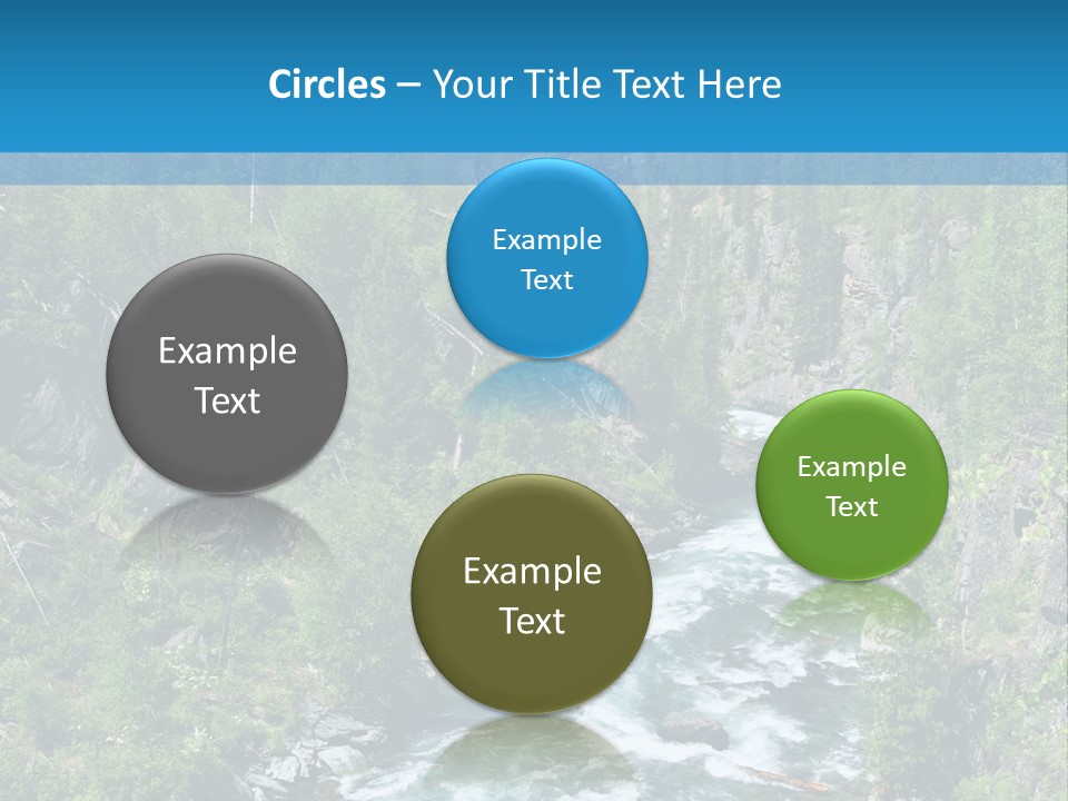 Wilderness Bank Vista PowerPoint Template