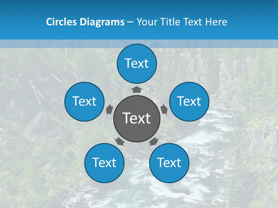 Wilderness Bank Vista PowerPoint Template