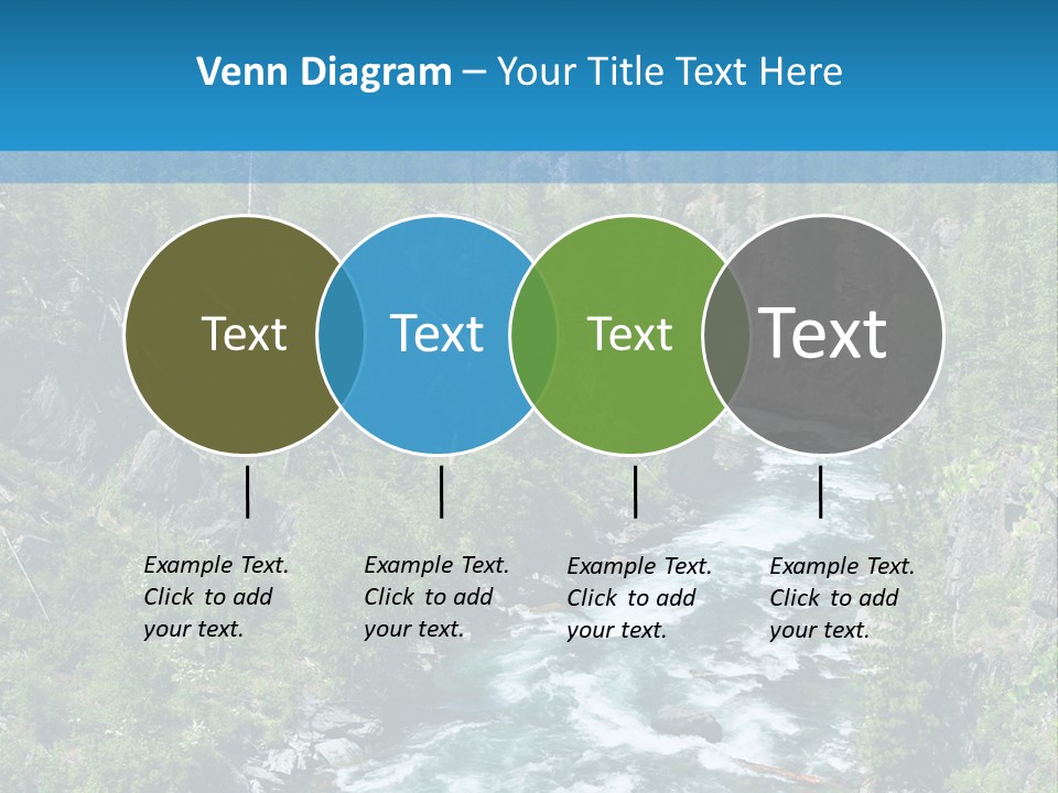 Wilderness Bank Vista PowerPoint Template