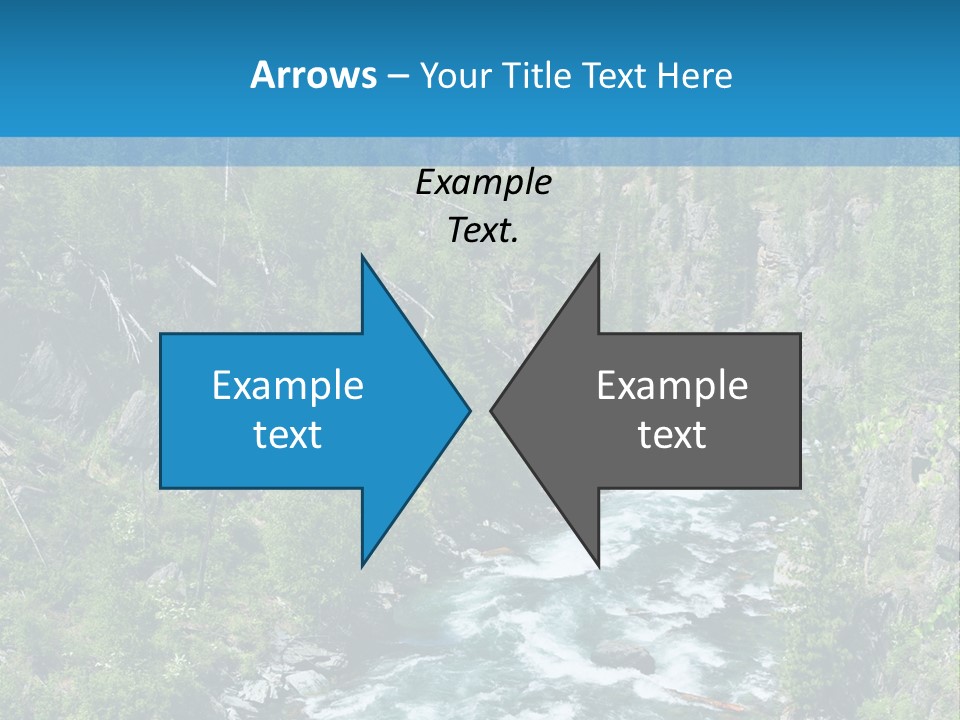 Wilderness Bank Vista PowerPoint Template