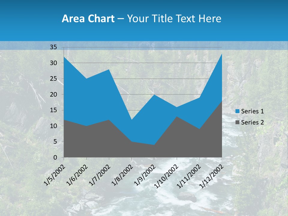 Wilderness Bank Vista PowerPoint Template