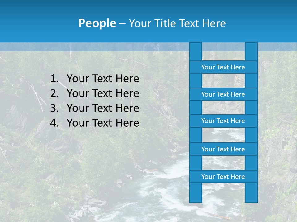 Wilderness Bank Vista PowerPoint Template