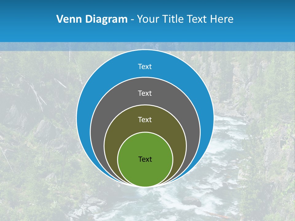 Wilderness Bank Vista PowerPoint Template