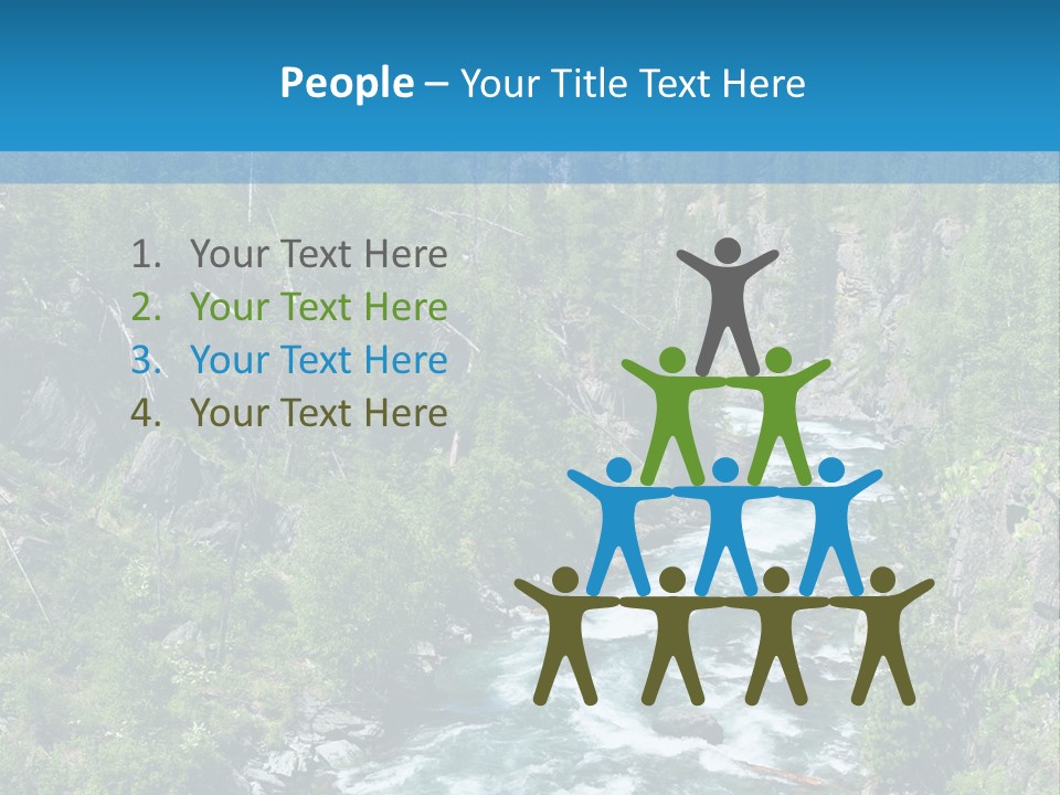 Wilderness Bank Vista PowerPoint Template