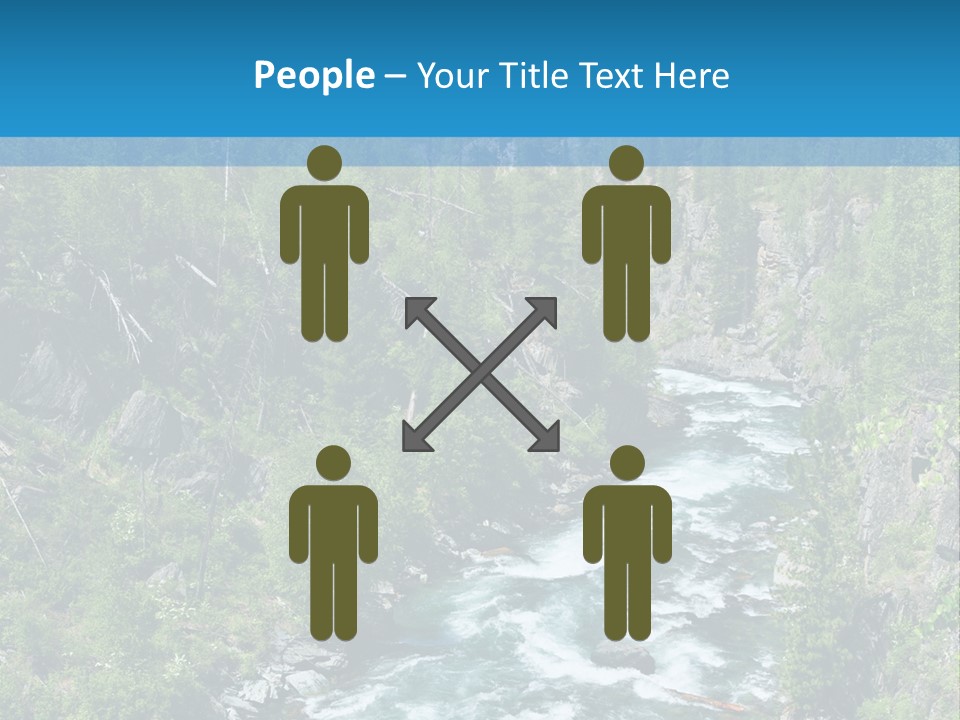 Wilderness Bank Vista PowerPoint Template