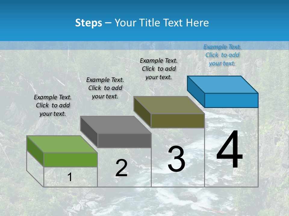 Wilderness Bank Vista PowerPoint Template