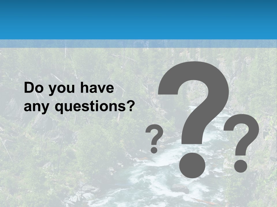 Wilderness Bank Vista PowerPoint Template