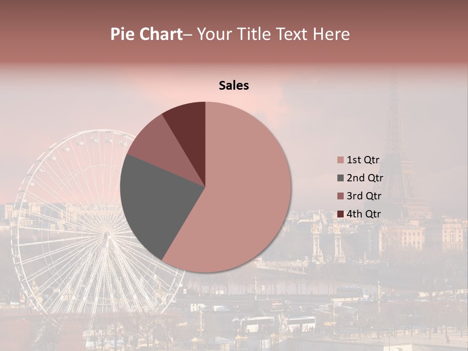 Ferris Wheel In Paris PowerPoint Template