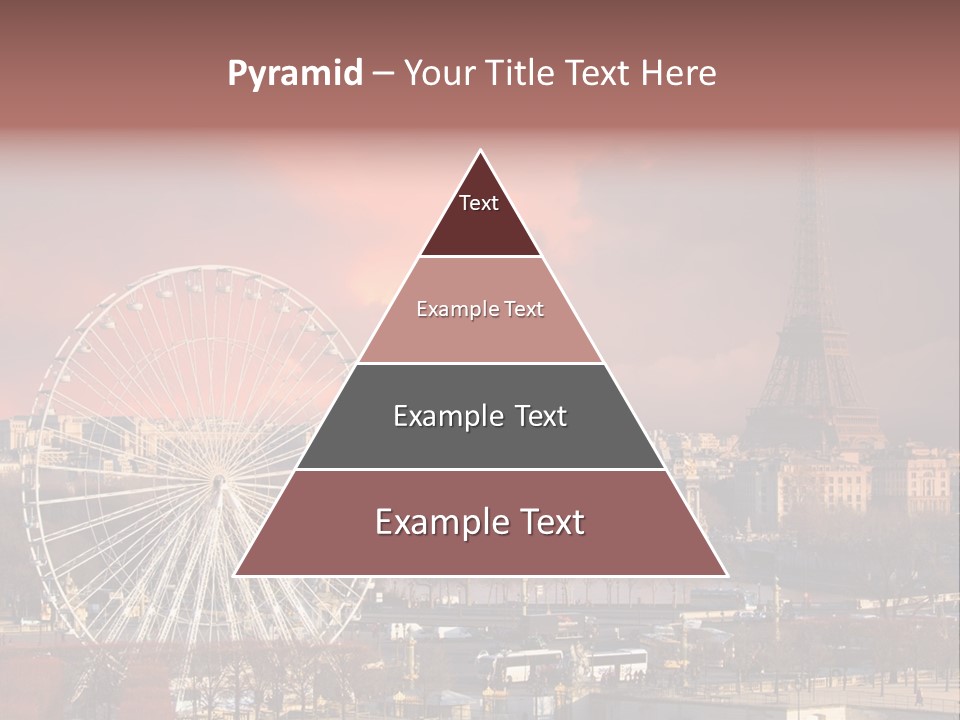 Ferris Wheel In Paris PowerPoint Template