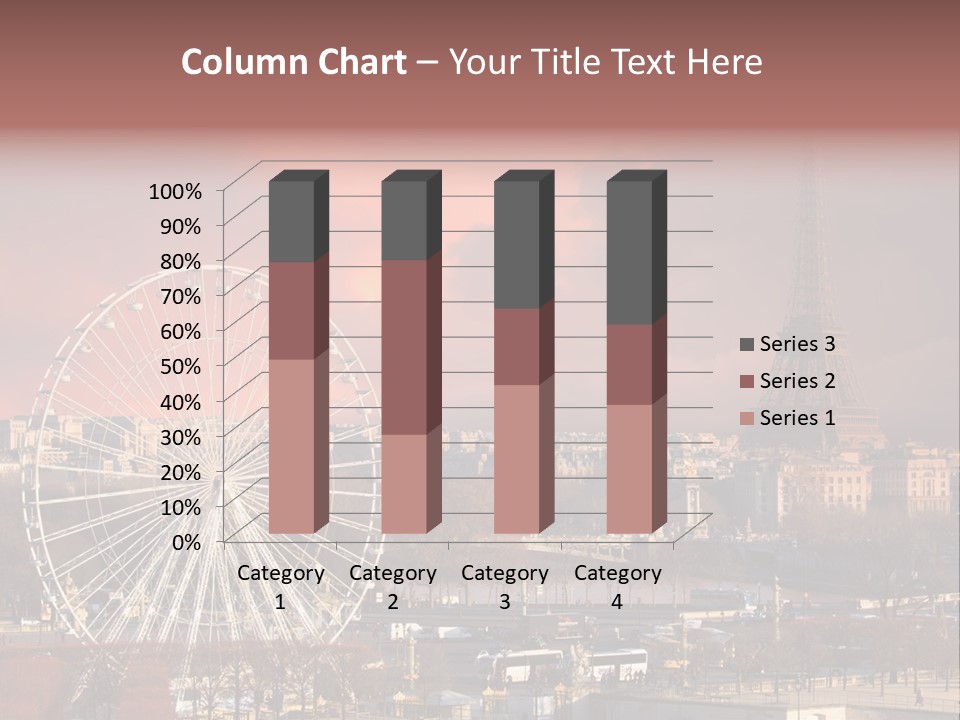 Ferris Wheel In Paris PowerPoint Template