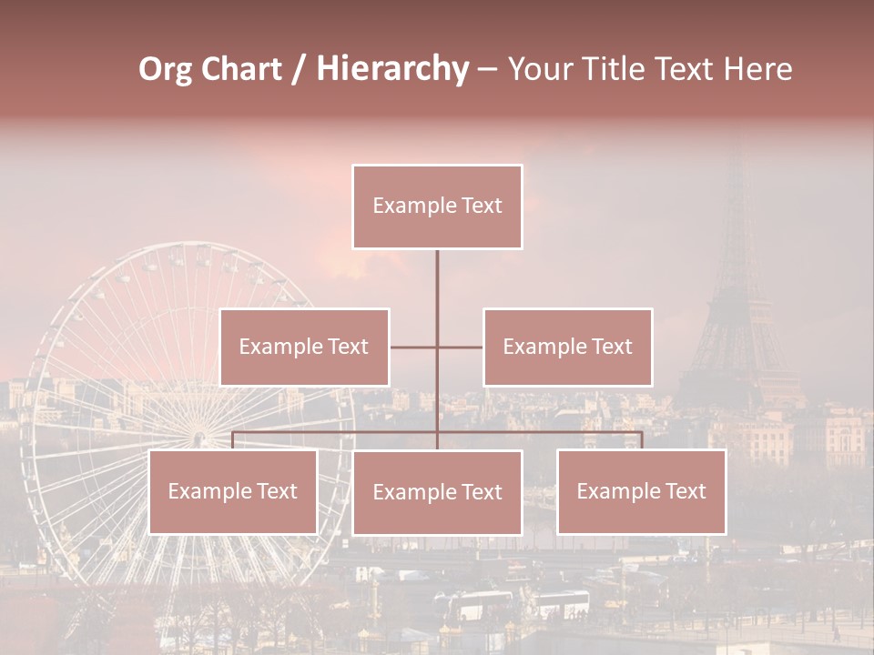 Ferris Wheel In Paris PowerPoint Template
