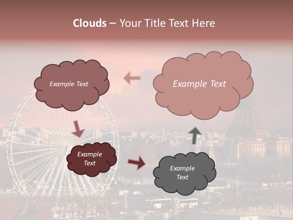 Ferris Wheel In Paris PowerPoint Template