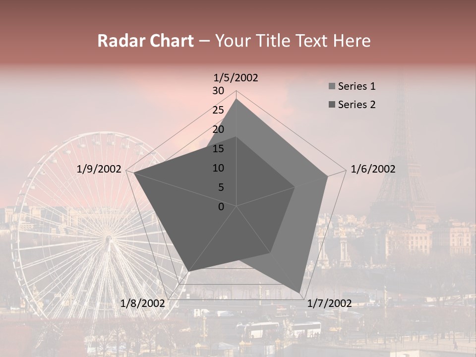Ferris Wheel In Paris PowerPoint Template