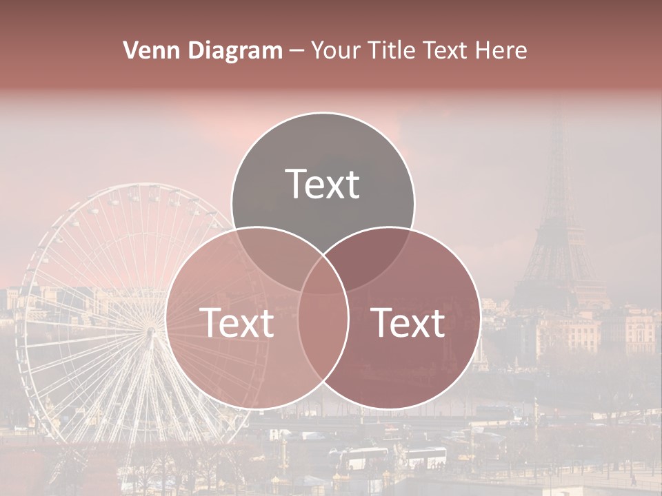 Ferris Wheel In Paris PowerPoint Template