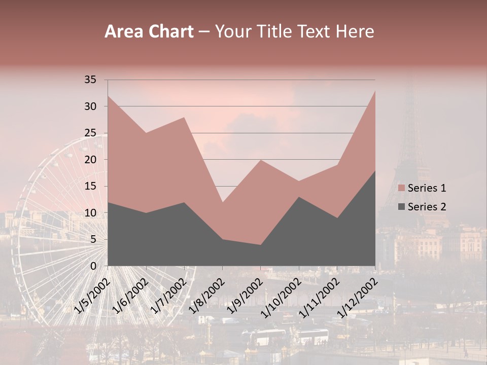 Ferris Wheel In Paris PowerPoint Template