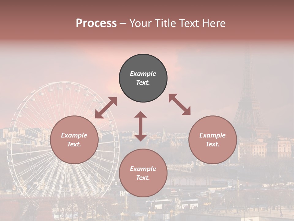 Ferris Wheel In Paris PowerPoint Template