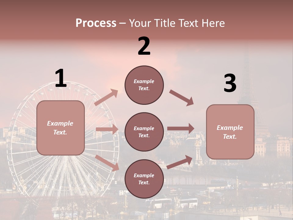 Ferris Wheel In Paris PowerPoint Template