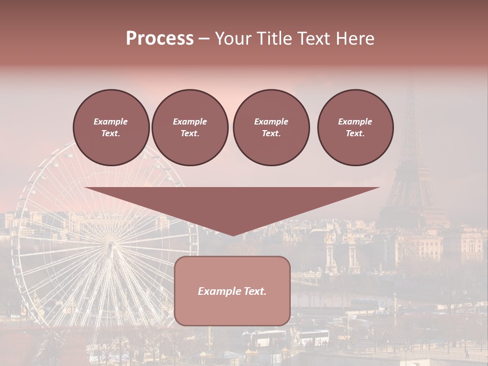 Ferris Wheel In Paris PowerPoint Template