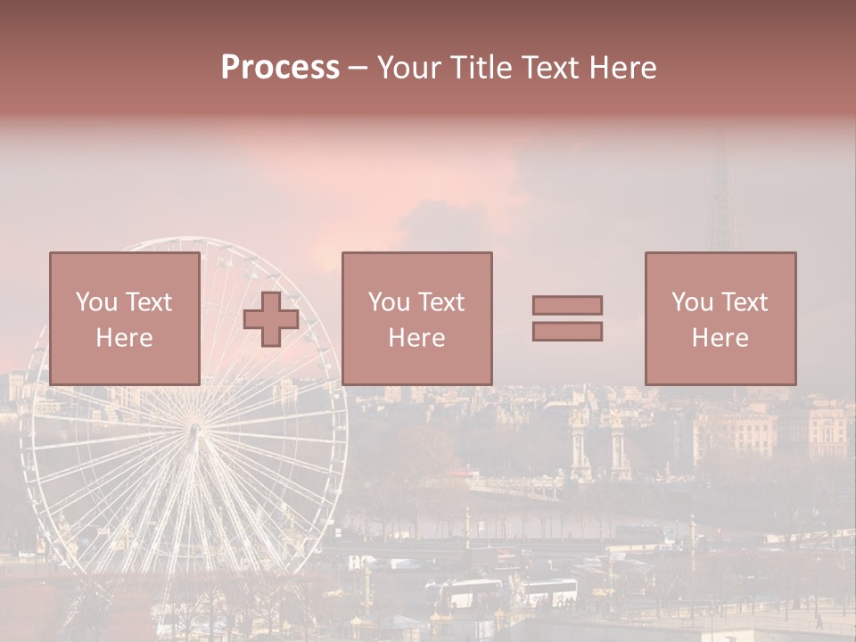 Ferris Wheel In Paris PowerPoint Template