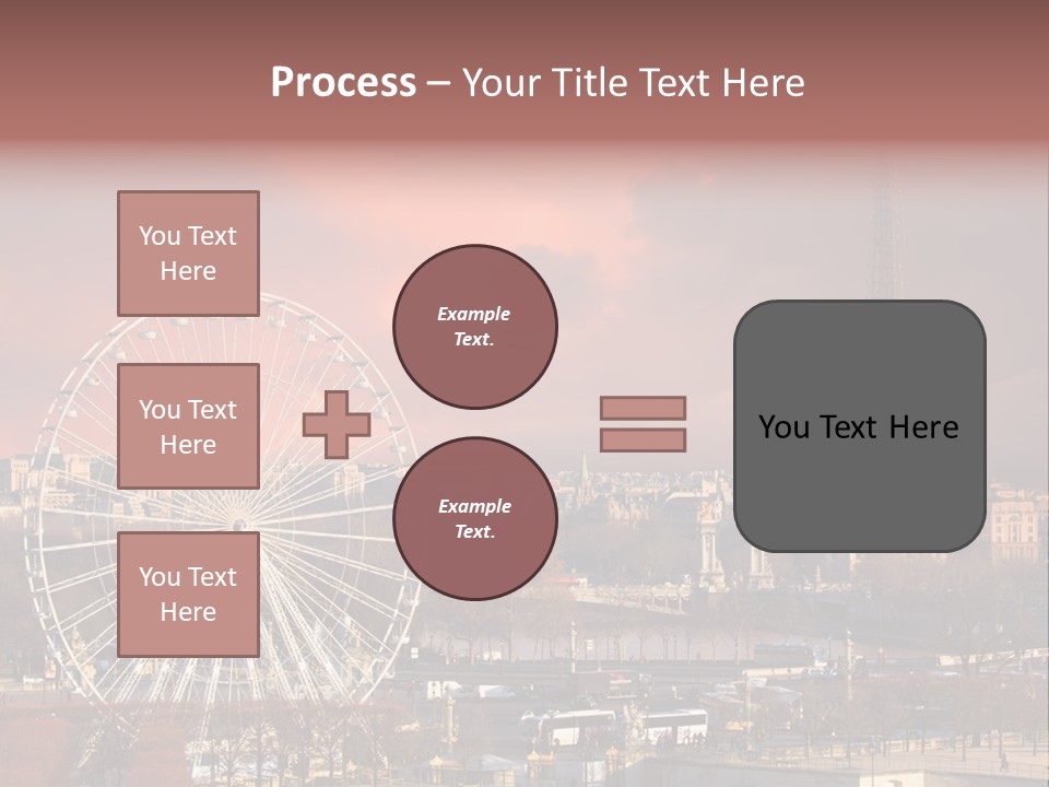 Ferris Wheel In Paris PowerPoint Template
