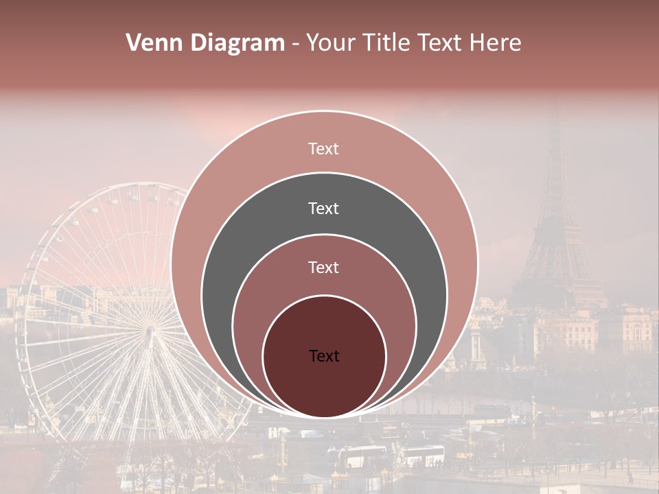 Ferris Wheel In Paris PowerPoint Template